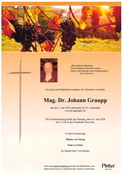 Mag. Dr. Johann Graupp